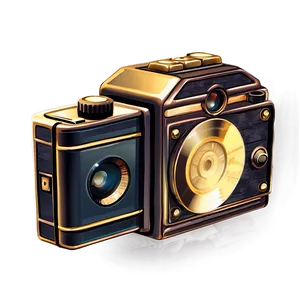 Golden Age Camera PNG Wck PNG