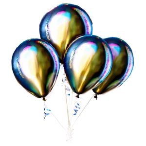 Golden Anniversary Balloon PNG Dpf93