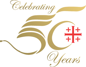 Golden Anniversary Celebration Logo PNG image