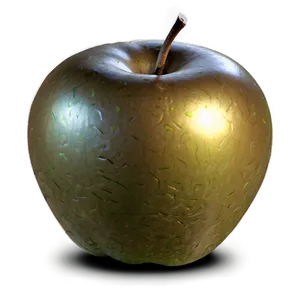 Golden Apple In Grass PNG 06132024