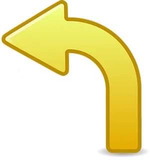 Golden Arrow Icon PNG image