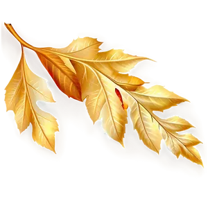 Golden Autumn Leaves Png 05042024 PNG image