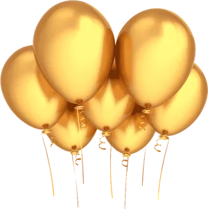 Golden Balloons Celebration
