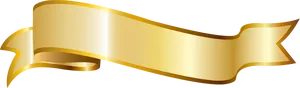 Golden Banner Ribbon PNG image