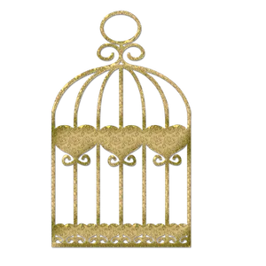 Golden Birdcage Graphic