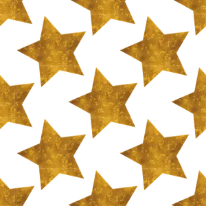 Golden Black Star Pattern PNG image