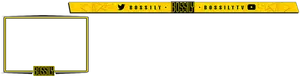 Golden Bossly_ Stream Overlay PNG image