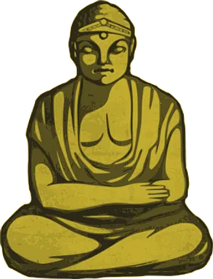 Golden_ Buddha_ Illustration.png PNG image