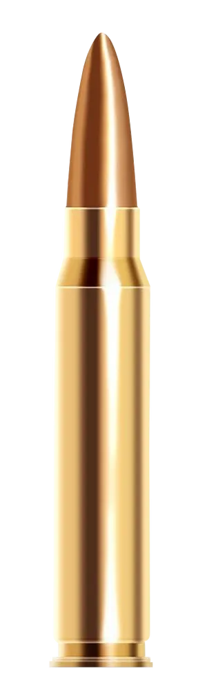 Golden Bullet Isolatedon Background PNG image