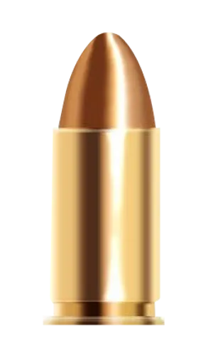 Golden Bullet Rendering PNG image