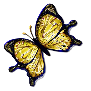 Golden Butterflies Png Mce PNG image