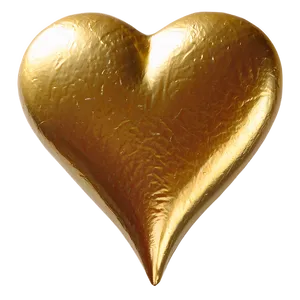 Golden Candy Heart PNG 62