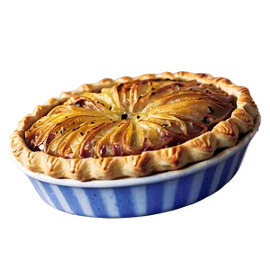 Golden Caramelized Onion Pie PNG Orf66 PNG