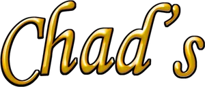 Golden Chad Text Logo PNG image