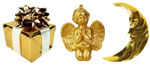Golden Christmas Decorations