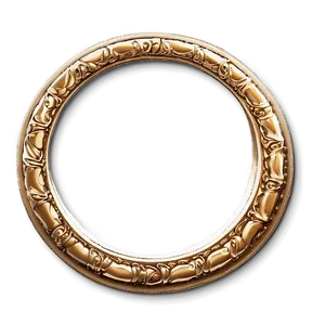 Golden Circle Frame For Elegance PNG Hki85 PNG