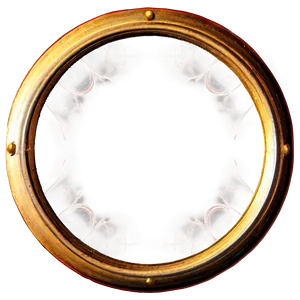 Golden Circle Frame Png Qhb PNG image