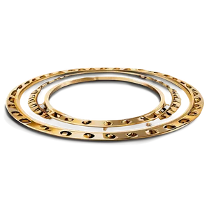 Golden Circle Luxe Border PNG 28 PNG