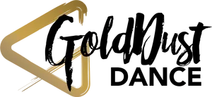 Golden Clip Arton Black Background PNG