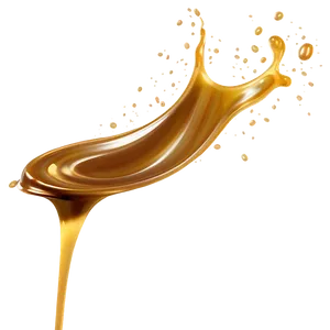Golden Coffee Splash PNG Ied86 PNG