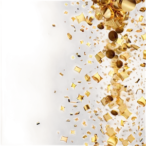 Golden Confetti Explosion Png Fvd12 PNG image