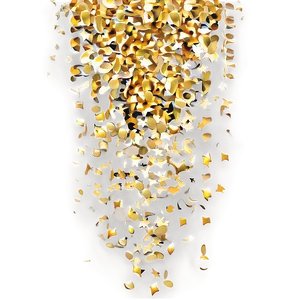 Golden Confetti Happiness Png 06272024 PNG image