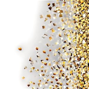 Golden Confetti Spectacle Png 75 PNG image