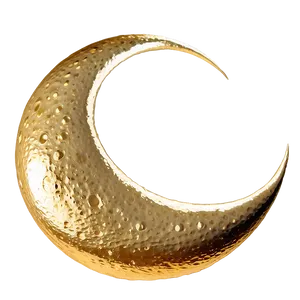 Golden Crescent Moon Png 98 PNG image