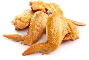 Golden Crispy Chicken Wings PNG image