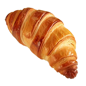 Golden Croissant PNG Pke PNG