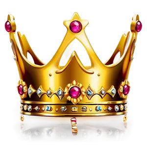 Golden Crown Clipart PNG 89