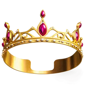 Golden Crown Design PNG Yxx