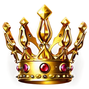 Golden Crown For Princess PNG 10