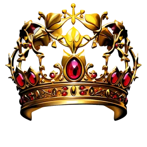 Golden Crown For Royalty PNG 06282024 PNG