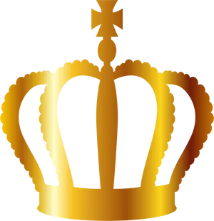 Golden Crown Graphic PNG