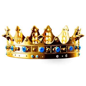 Golden Crown PNG Xiv