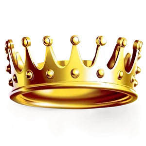 Golden Crown Sticker Png 05252024 PNG image