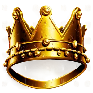 Golden Crown Sticker Png Qmr PNG image