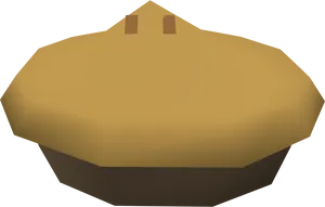 Golden Crust Pie3 D Render