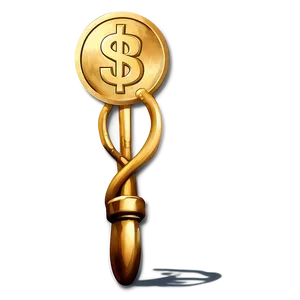 Golden Dollar Icon PNG Wng17 PNG