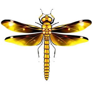 Golden Dragonfly Png 05212024 PNG image