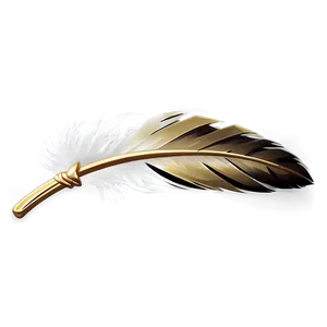 Golden Eagle Feather Png Aop PNG image