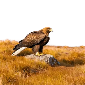 Golden Eagle In Rustic Landscape PNG 41 PNG