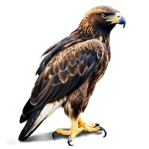 Golden Eagle Profile In Detail Png 06202024 PNG image