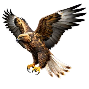 Golden Eagle Side View Png Qjj PNG image