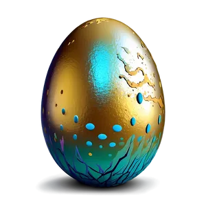 Golden Easter Egg PNG Cfc