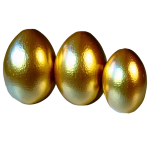 Golden Easter Egg PNG Pou