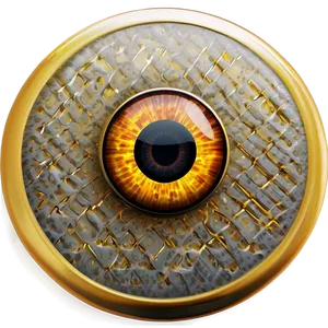 Golden Evil Eye PNG 30