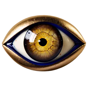 Golden Evil Eye PNG Ddi81