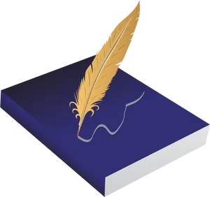 Golden Feather Penon Blue Book.png PNG image